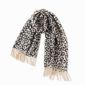 Reversible Leopard Scarf