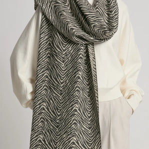 Zebra Pattern Scarf