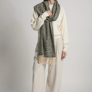 Zebra Pattern Scarf