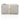 Pouch in Grey Stripes