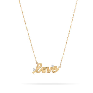 14K Groovy Love Necklace