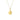 Happy Charm Necklace in Gold