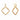 Odette Statement Hoop & Charm Earring