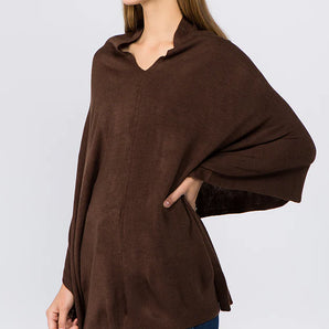 Poncho in Brown