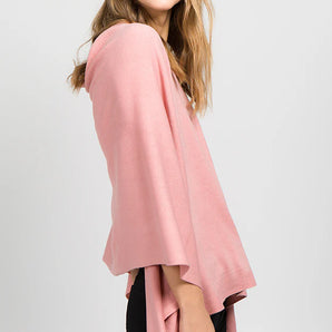 Poncho in Pale Pink