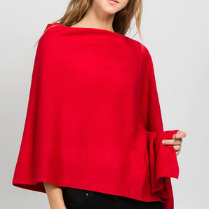 Poncho in Red