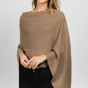 Poncho in Tan