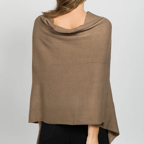Poncho in Tan