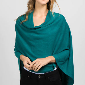 Poncho in Teal