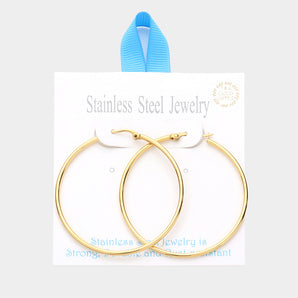 Water Resistant Hoop Earring