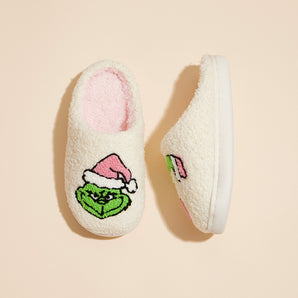 Kids Grinch Slippers