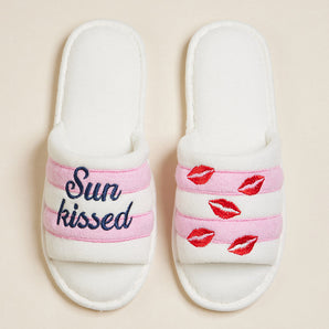Sun Kissed/Lips Slippers