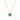 Rainbow Delicate Necklace in Montana Blue