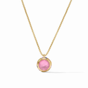 Rainbow Delicate Necklace in Tourmaline Pink