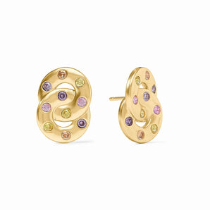 Rainbow Infinity Earring in Pink Dawn