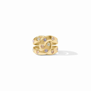 Rainbow Infinity Ring in Champagne Radiance/8