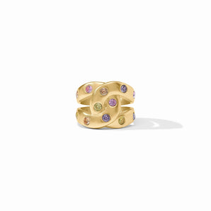 Rainbow Infinity Ring in Pink Dawn/7