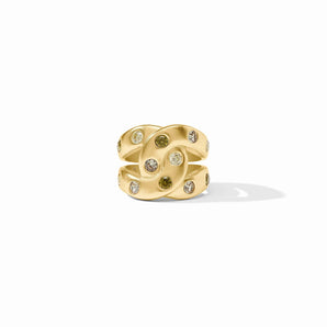 Rainbow Infinity Ring in Champagne Radiance/7