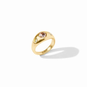 Rainbow Signet Ring in Pink Dawn/8