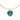 Rainbow Statement Necklace in Montana Blue