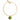 Rainbow Statement Necklace in Palmetto Green