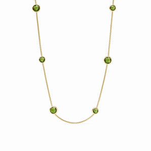 Rainbow Station Necklace in Palmetto Green