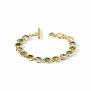 Rainbow Tennis Bracelet in Blue Twilight