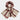 Soft Checkered Scarf in Ivory/Red