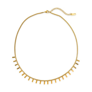 Water Resistant Rectangles Necklace