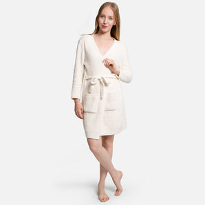 Cozy Smile Robe in Ivory