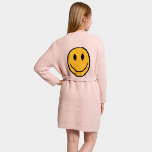 Cozy Smile Robe in Pink