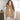 Plaid Fringe Scarf in Tan