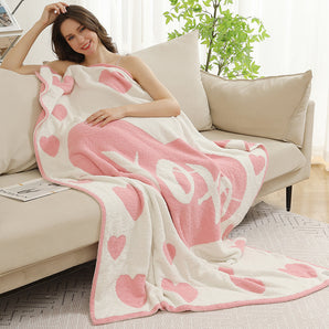 Hearts XOXO Soft Blanket