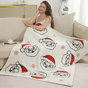 Smile Soft Blanket in Santa