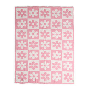 Flower Soft Blanket in Pink