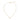 Water Resistant Single Cz Necklace