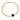 Stainless Steel Roman Numeral Bracelet in Black