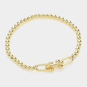 Stainless Steel Hardware Bracelet