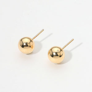 Gold Filled Ball Stud Earrings
