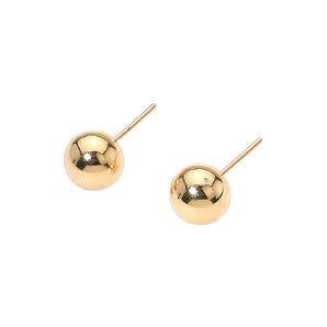 Gold Filled Ball Stud Earrings