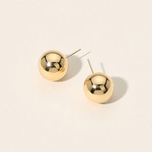 Gold Filled Ball Stud Earrings