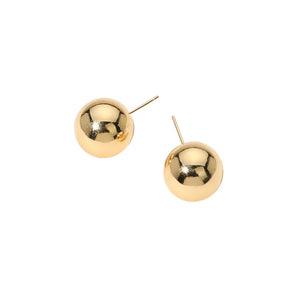 Gold Filled Ball Stud Earrings
