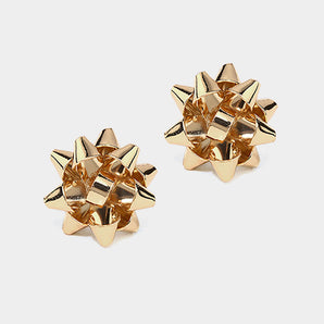 Bow Earring in Gold