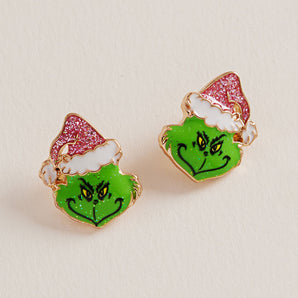 Grinch Stud Earrings