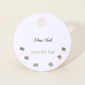 Set 3 Stud Earring Set