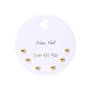 Set 3 Stud Earring Set
