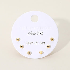 Set 3 Stud Earring Set