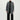 Knit Long Coat in Charcoal