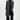 Wide Collared Cardigan in Charcoal