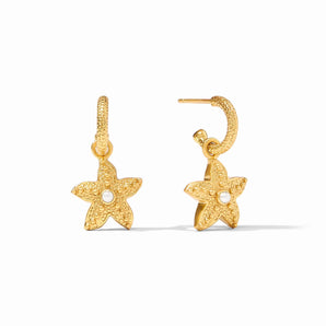 Sanibel Starfish Hoop & Charm Earring